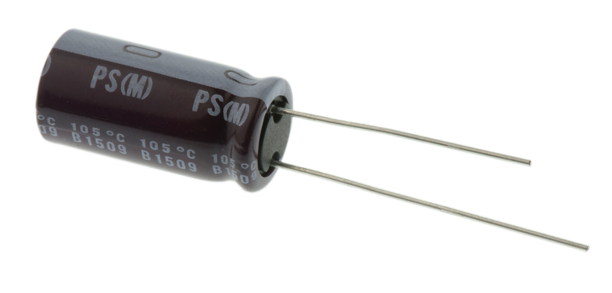 Nichicon 470μF Aluminium Electrolytic Capacitor 35V dc, Radial, Through Hole - UPS1V471MPD