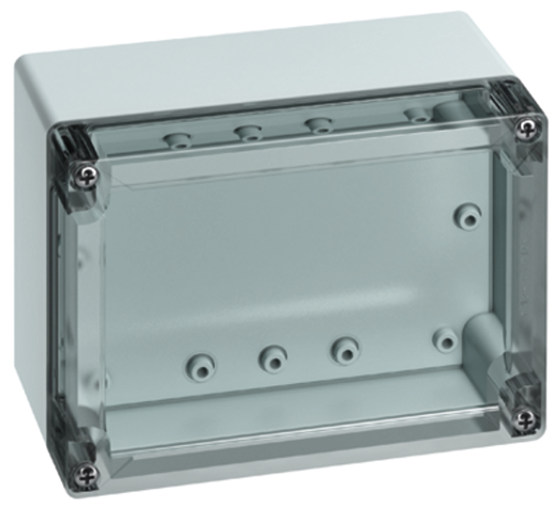 Spelsberg TG Series Grey ABS Enclosure, IP66, IP67, Grey Lid, 162 x 90 x 122mm