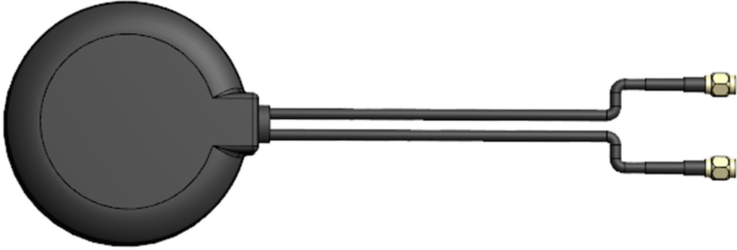 Abracon AEACBA081014-M698 Puck GSM & GPRS Antenna with SMA Male Connector, 4G (LTE)