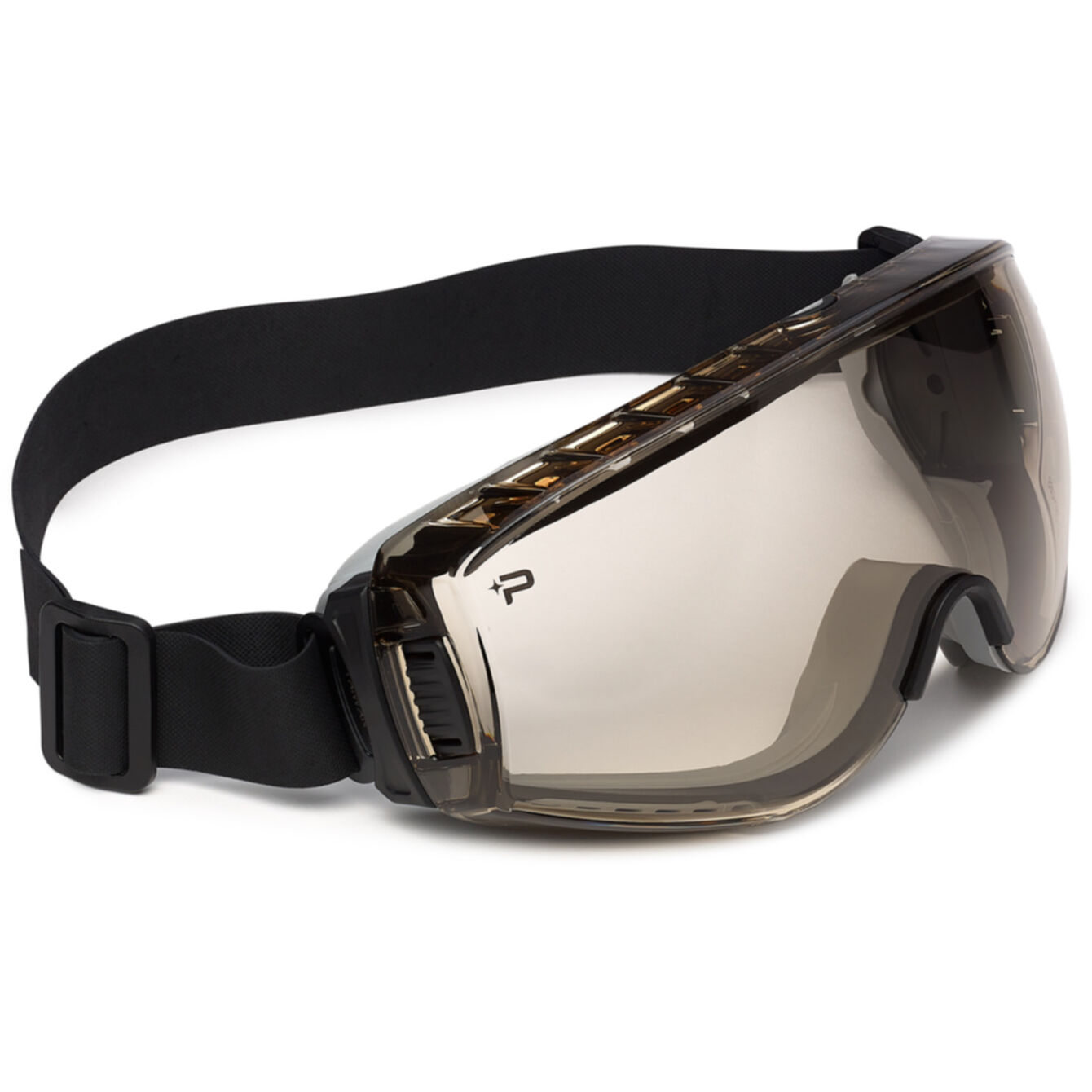 Bolle Safety PILOT NEO, Scratch Resistant Anti-Mist Safety Goggles with Brown Lenses