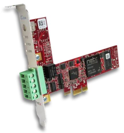 Hilscher 1 PCI Express 5 Pin COMBICON PCI Serial Card