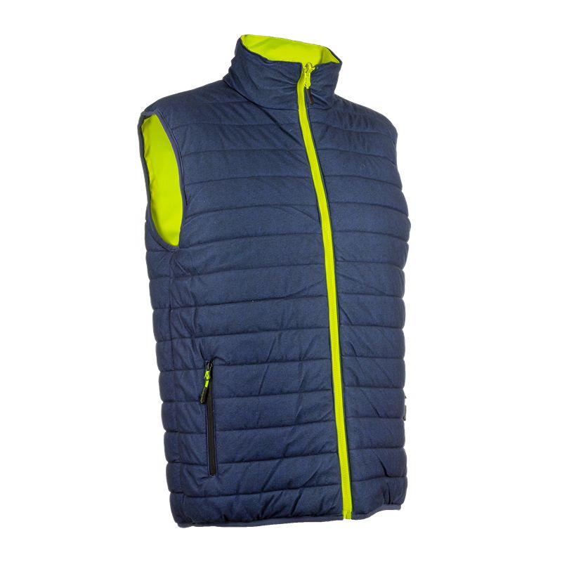 Coverguard Black/Green/White/Yellow Hi-Vis Hi Vis Bodywarmer, M