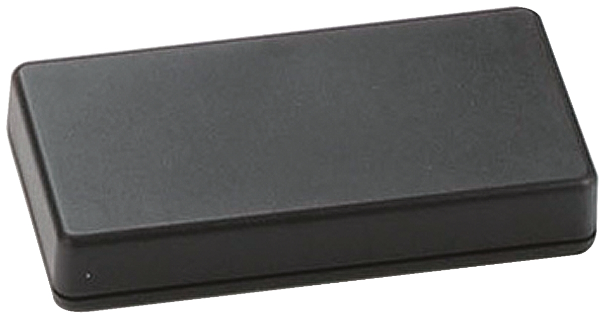Takachi Electric Industrial TW Series Black ABS Enclosure, Black Lid, 105 x 70 x 50mm