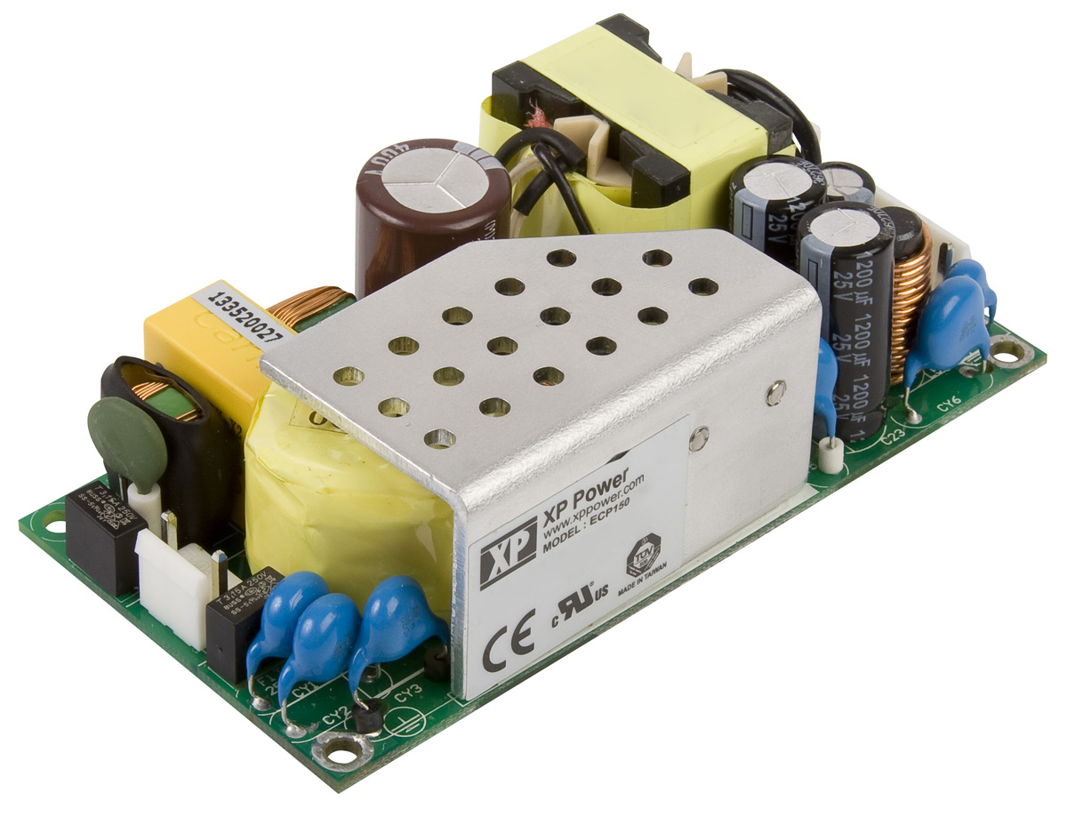 XP Power Switching Power Supply, ECP150PS15, 15V dc, 10A, 150W, 1 Output, 120 → 370 V dc, 90 → 264 V ac