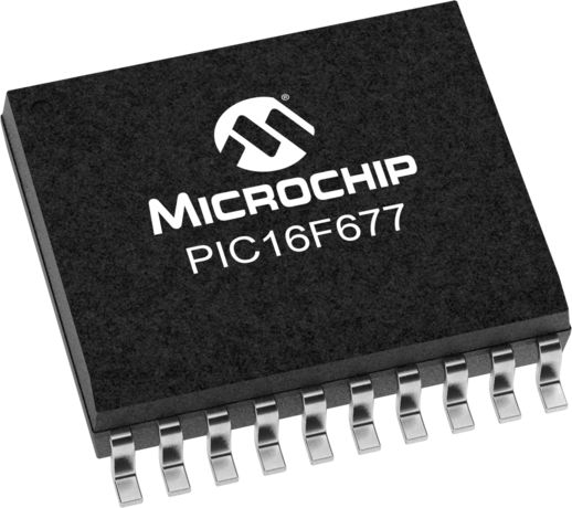 Microchip PIC16F677T-I/SO PIC, PIC16 Microcontroller, 3.5kB FLASH, 20-Pin SOIC