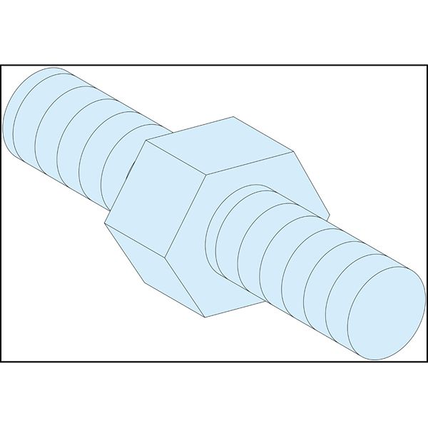 Schneider Electric PrismaSeT Series Spacer for Use with PrismaSeT, PrismaSeT G Front Cover Support Upright, PrismaSeT P