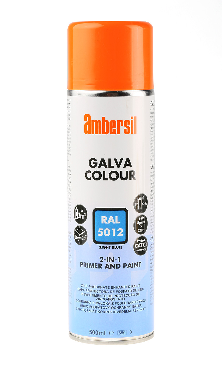 Ambersil 500ml RAL 5012 Blue Satin Spray Paint