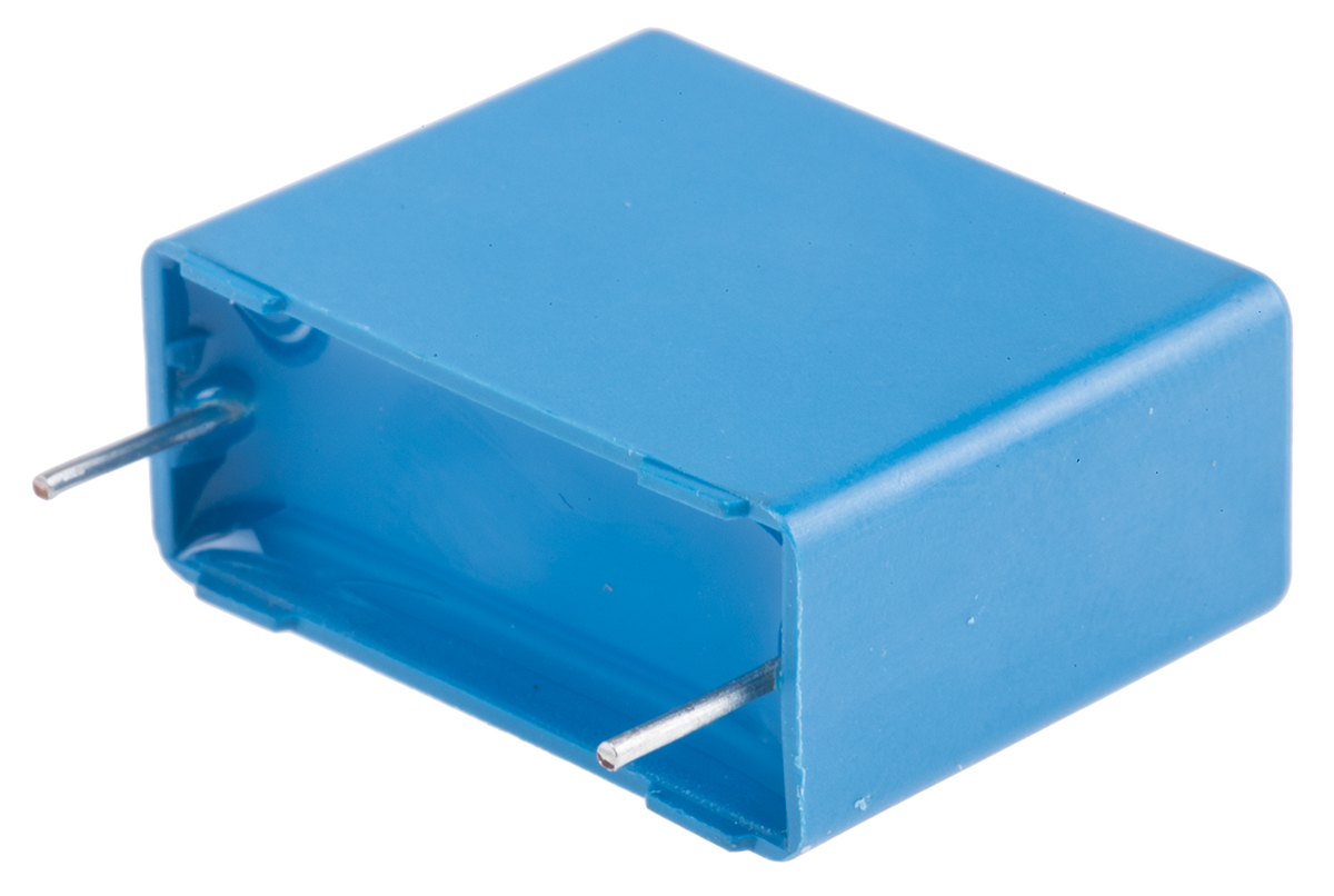 EPCOS B32653 Polypropylene Film Capacitor, 250 V ac, 630 V dc, ±5%, 470nF, Through Hole