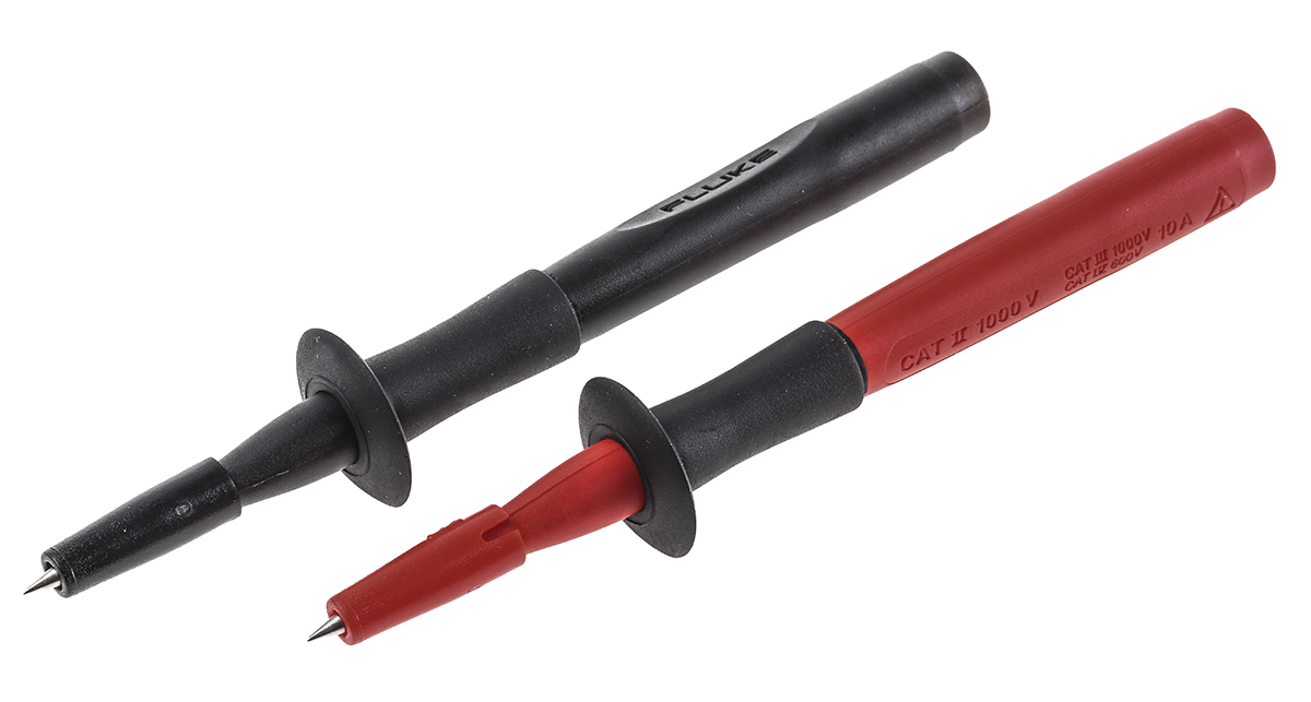 Fluke Test Probe, 12mm Tip, 1kV, 10A