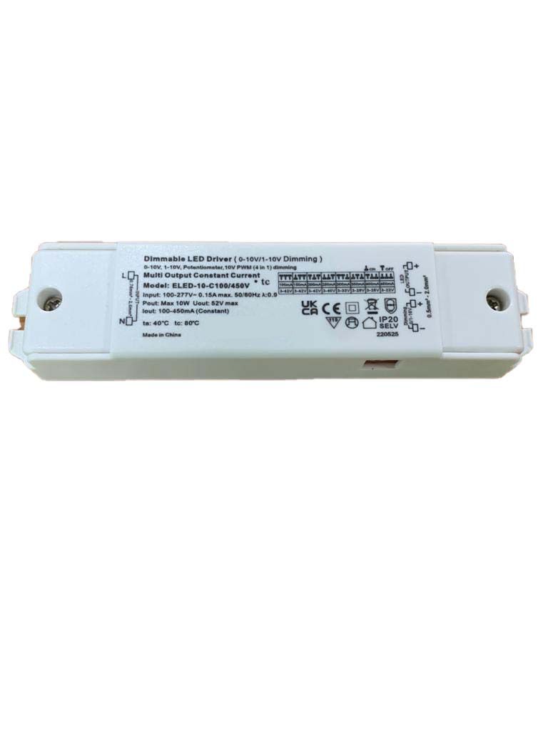 RS PRO Dimmable LED Driver, 3 → 42V Output, 10W Output, 450mA Output, Constant Current Dimmable
