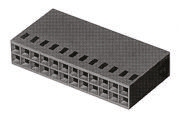 TE Connectivity, AMPMODU MOD IV Female Connector Housing, 2.54mm Pitch, 10 Way, 2 Row