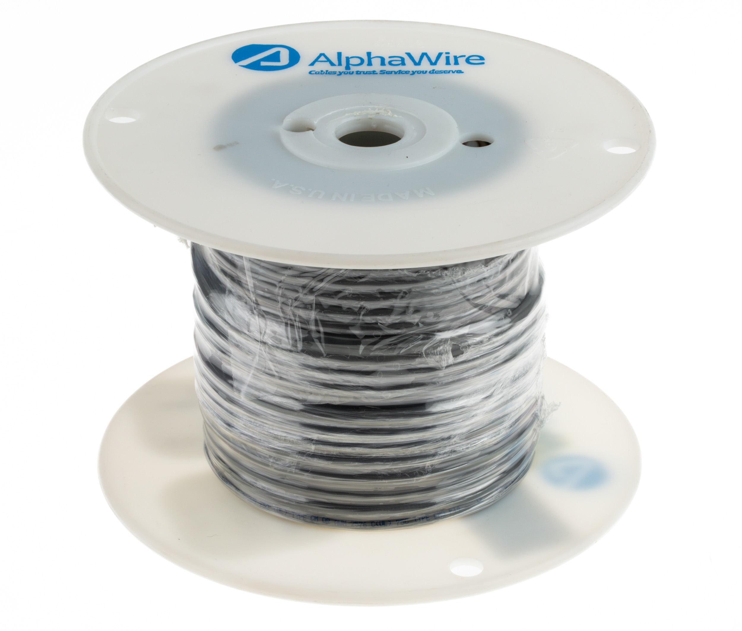 Alpha Wire Alpha Essentials Communication & Control Control Cable, 4 Cores, 0.35 mm² 22 AWG, Unscreened, 30 m, Grey