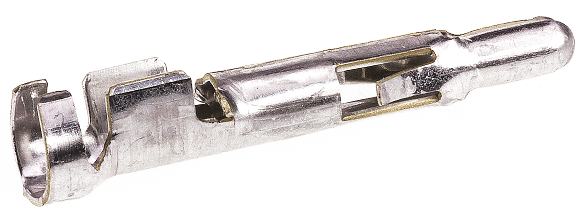 TE Connectivity Universal MATE-N-LOK Series Male Crimp Terminal, 20AWG Min, 14AWG Max
