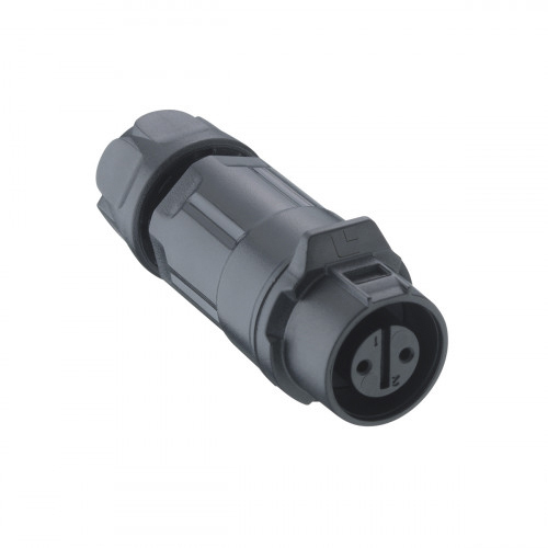 Lumberg Circular Connector, 2 Contacts, Cable, Socket, Female, IP67, 02 Series