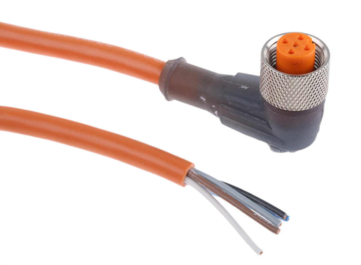 Lumberg Automation Female 5 way M12 to Unterminated Free End Sensor Actuator Cable, 2 m