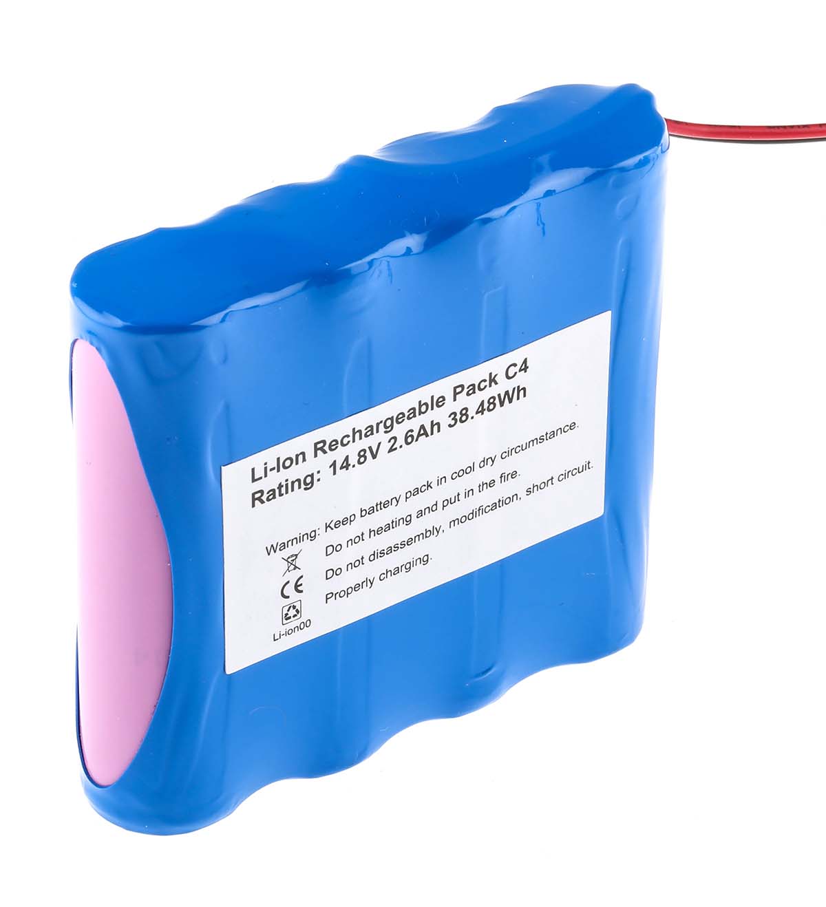 RS PRO 14.8V Lithium-Ion Rechargeable Battery Pack, 2.6Ah - Pack of 1