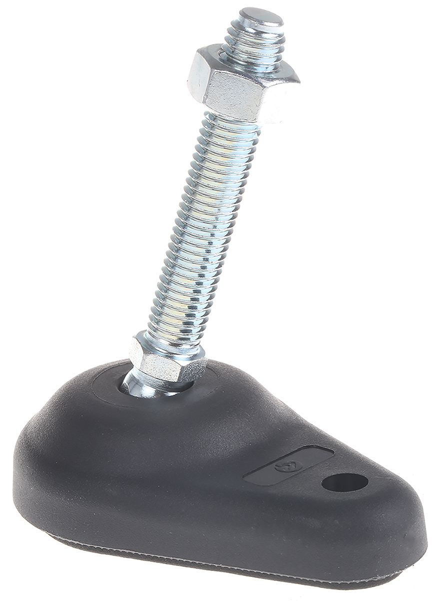 FlexLink M12 Thread Adjustable Foot, 11mm Groove