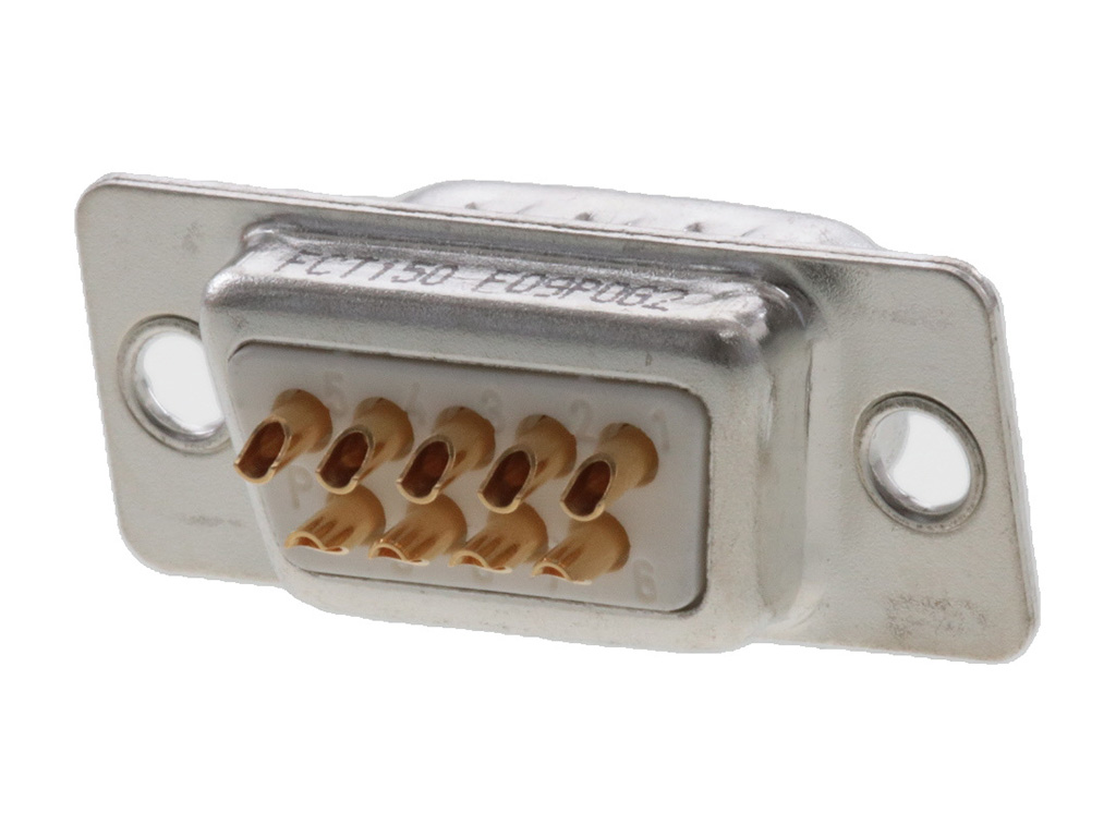 Molex 172704 9 Way Panel Mount D-sub Connector Plug, 2.84mm Pitch