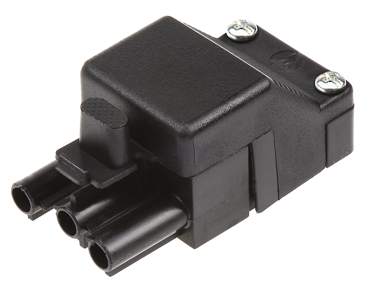 Wieland ST18 Series Connector, 3-Pole, Male, Cable Mount, 16A, IP20
