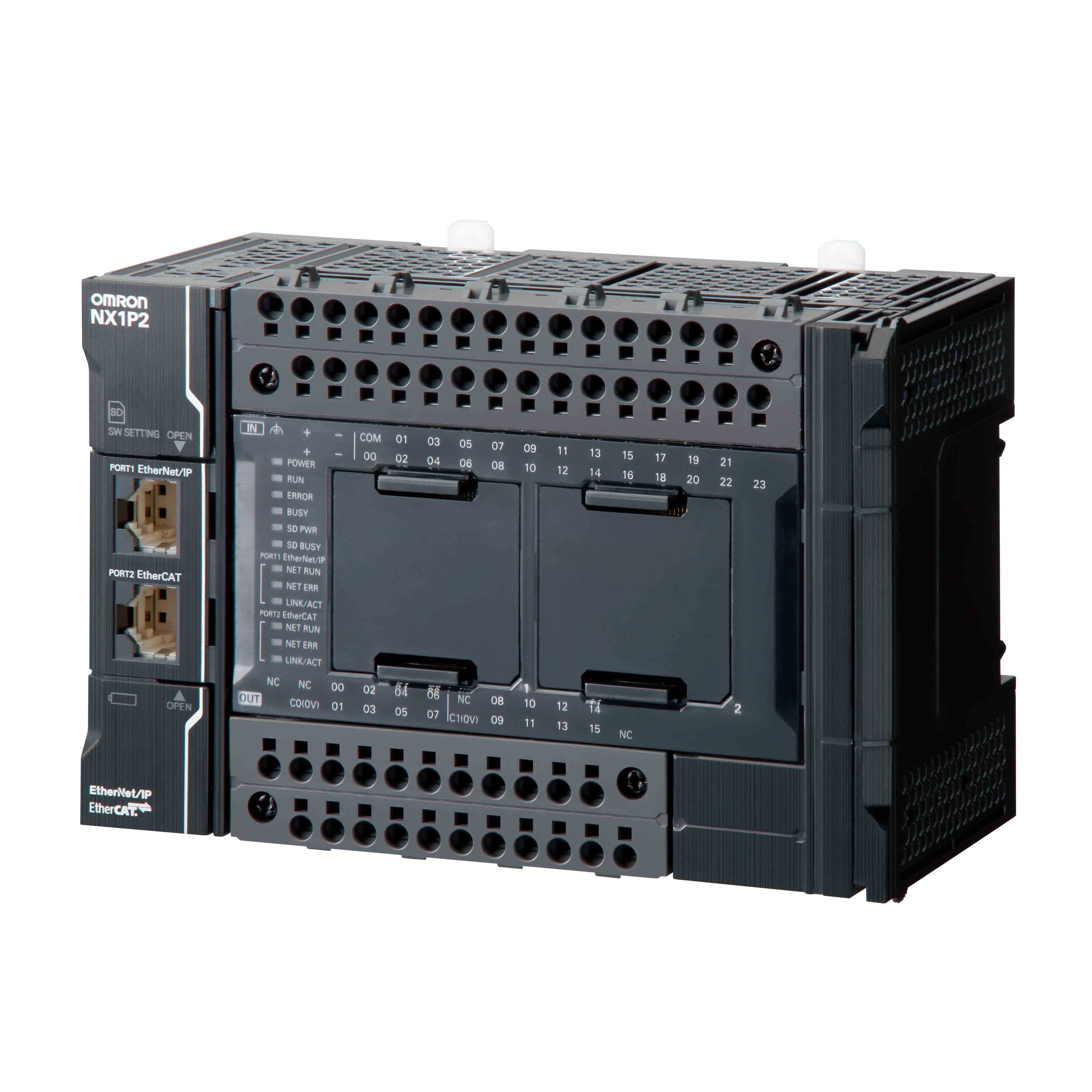 Omron NX1P Series PLC CPU for Use with NX Series, NPN Input
