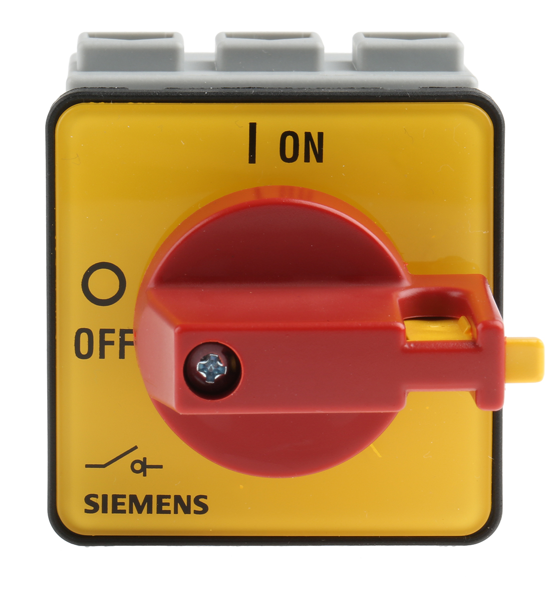 Siemens 3P Pole Panel Mount Isolator Switch - 32A Maximum Current, 11.5kW Power Rating, IP65