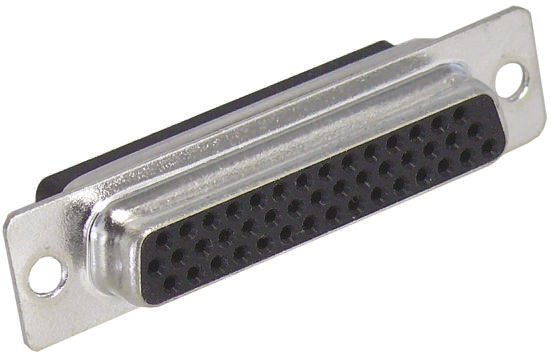 HARTING 62 Way Cable Mount D-sub Connector Socket, 2.41mm Pitch