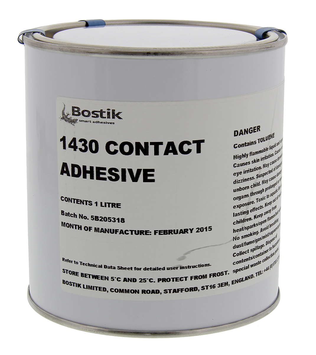 Bostik 1430 CONTACT Liquid Adhesive, 1 L