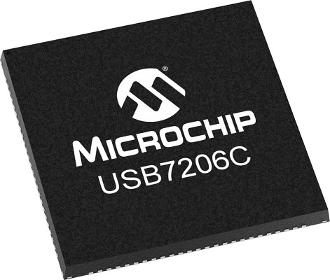 Microchip USB7206C/KDX, USB Hub, 2-Channel, USB 3.1, 3.3 V, 100-Pin VQFN