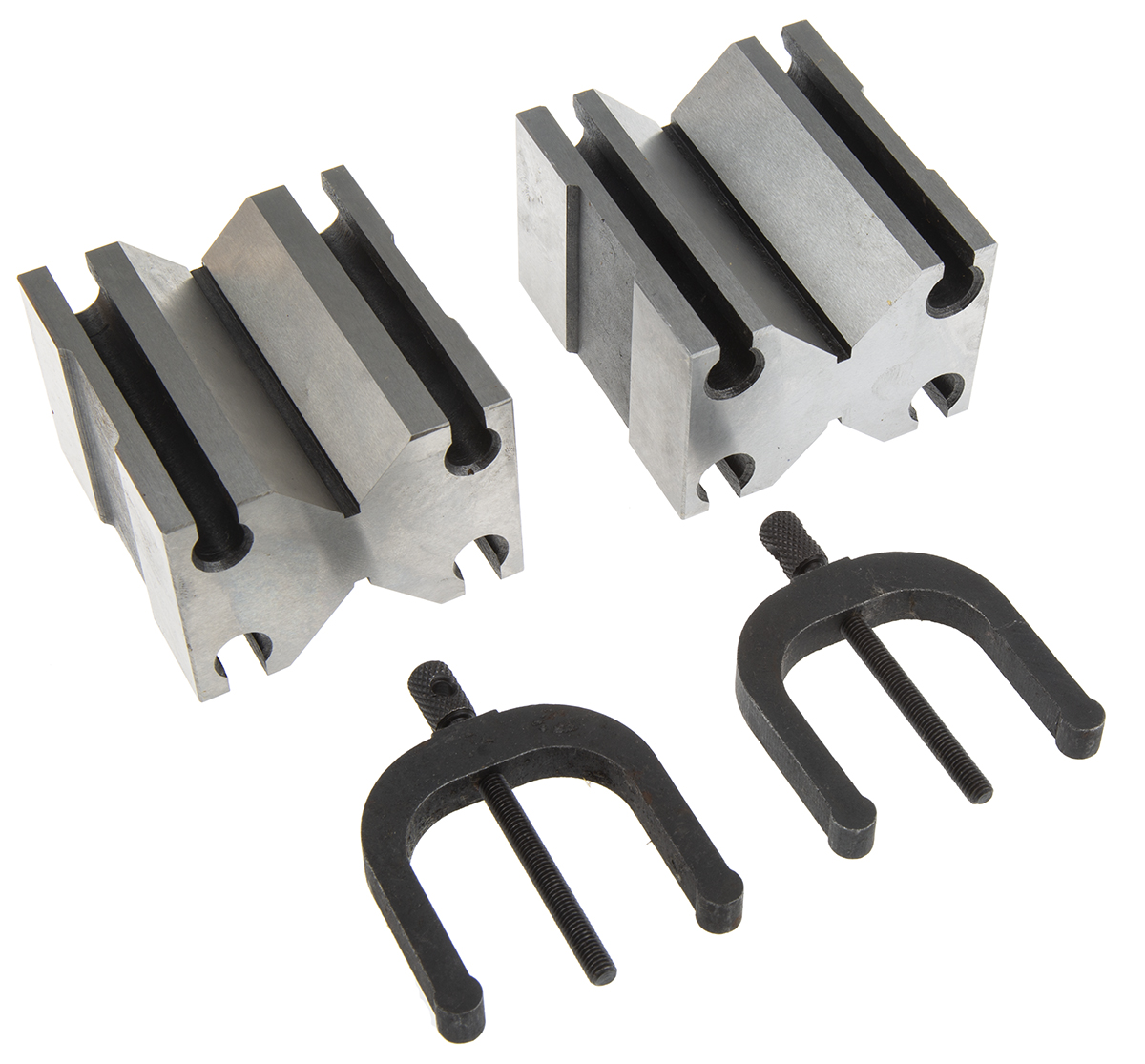 RS PRO Chrome Steel Screw Clamping V-Block, 31.1mm Capacity