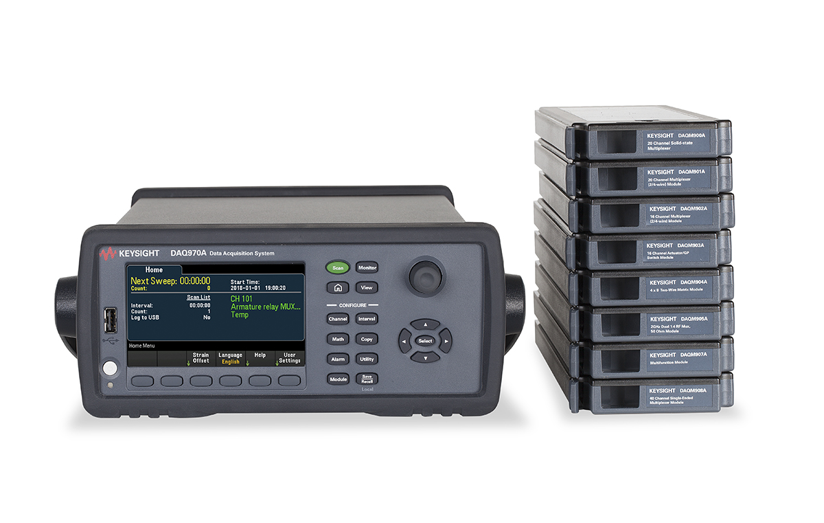 Keysight Technologies DAQ970A Data Acquisition, 120 Channel(s), 16 bit - RS Calibration