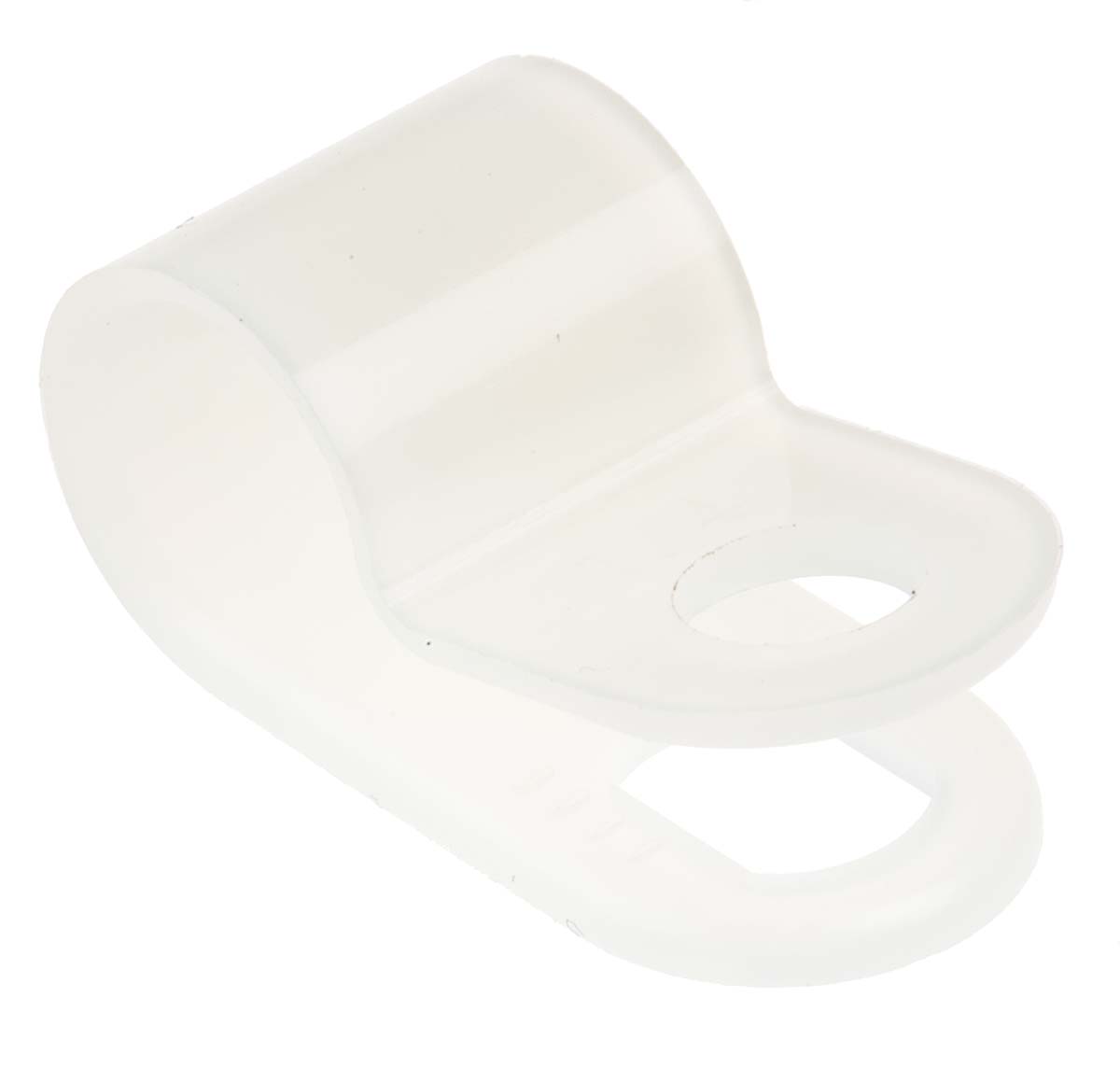 RS PRO Natural Nylon cable clamp, 6.35mm Max. Bundle