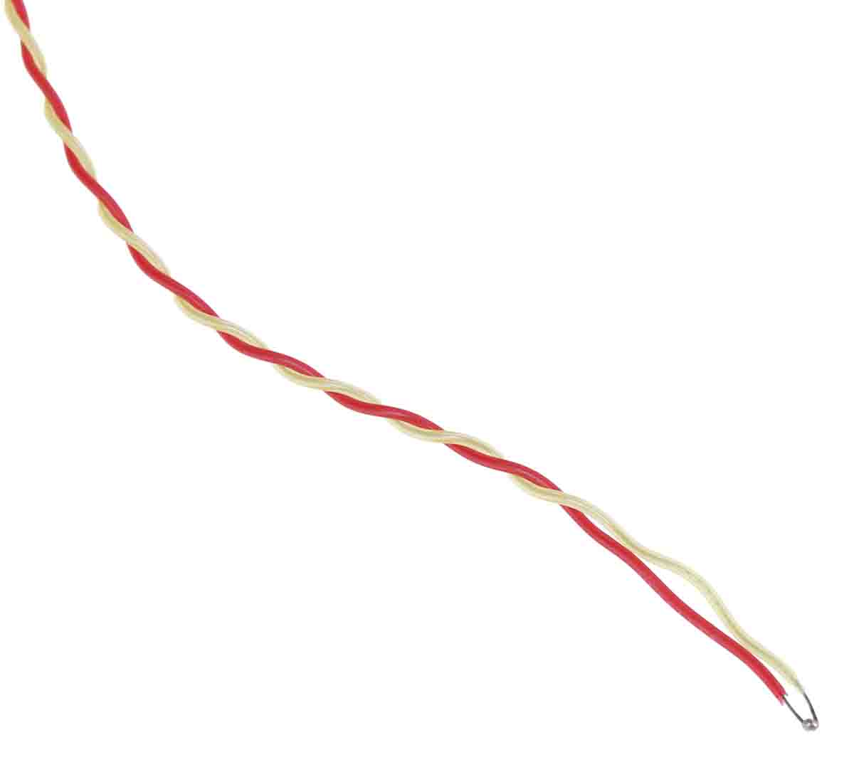 RS PRO Type K Exposed Junction Thermocouple 2m Length, 1/0.2mm Diameter → +250°C