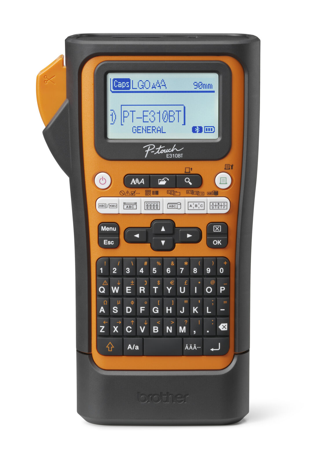 Brother PTE310BTVPQL1 Handheld Label Printer, 18mm Max Label Width