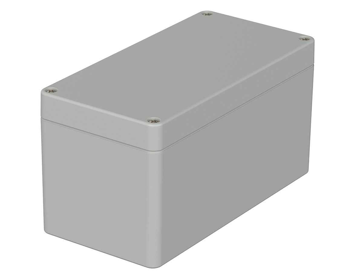 Bopla Euromas Series Light Grey Polycarbonate Enclosure, IP66, IK07, Light Grey Lid, 160 x 80 x 85mm
