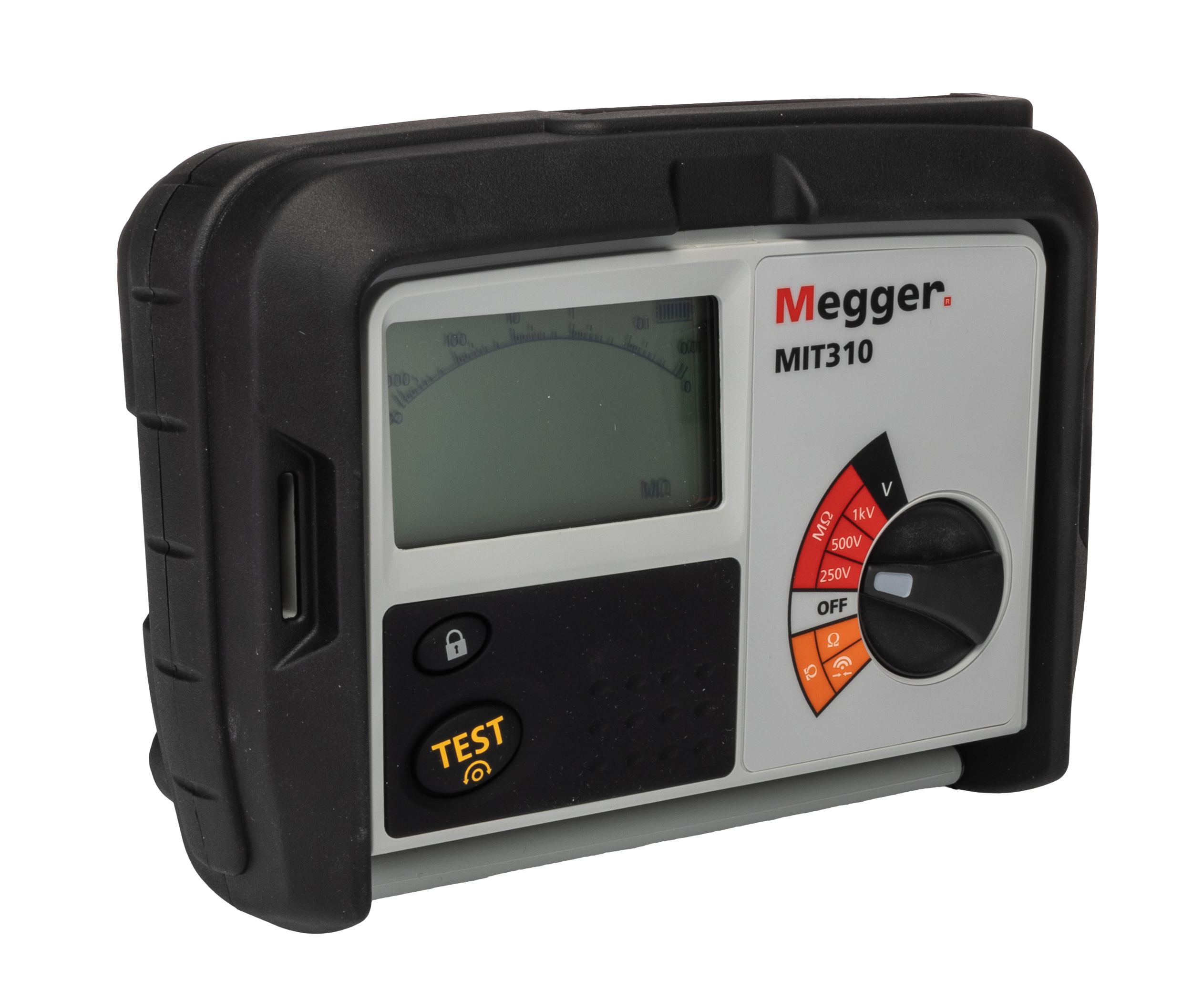 Megger MIT310 Insulation & Continuity Tester, 250V Min, 1000V dc Max, 999MΩ Max, CAT III 600V