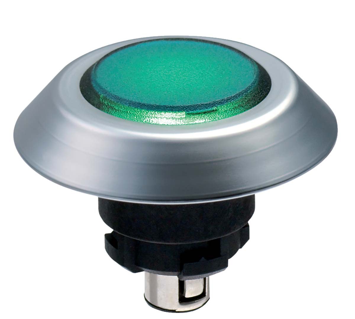 Schmersal NMLGN Series Green Illuminated Momentary Push Button, 22.3mm Cutout, IP67, IP69K