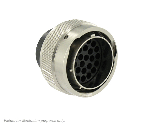 Souriau Sunbank by Eaton Circular Connector, 28 Contacts, Cable, Standard Connector, Plug, Male, IP68, IP69K, UT0 Series