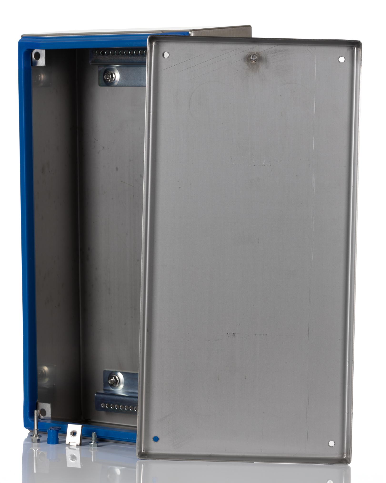 Rittal HD Series 304 Stainless Steel Terminal Box, IP66, IPX9, 200 mm x 400 mm x 120mm