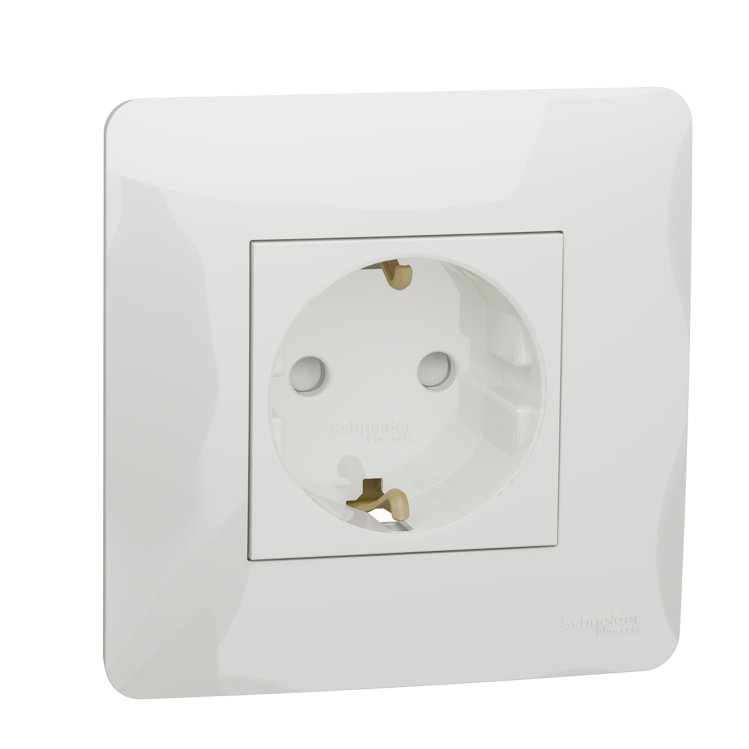 Schneider Electric, New Unica IP21D White Flush Mount 2P+E Socket Socket, Rated At 16A, 250 V