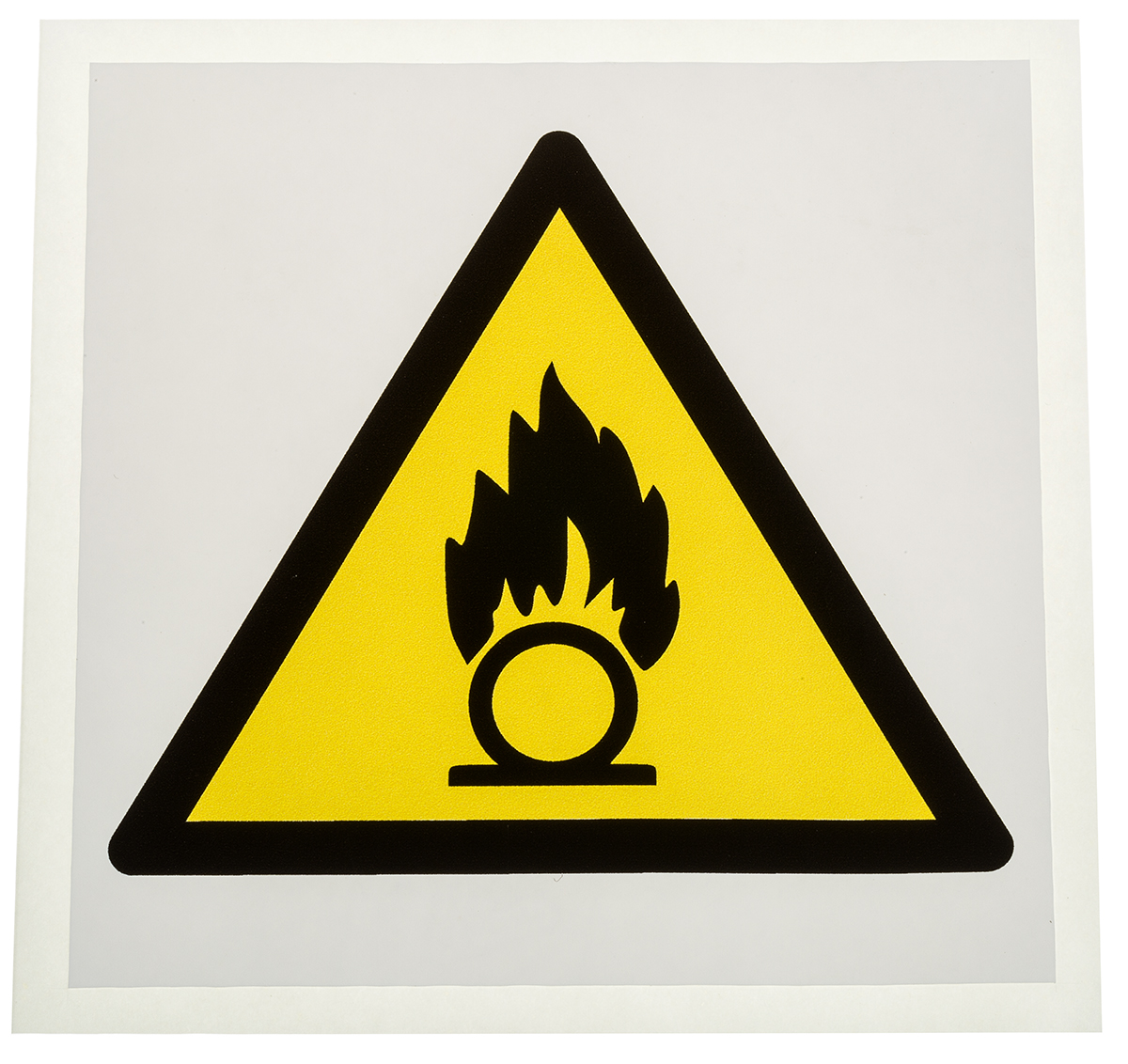 RS PRO Self-Adhesive Hazardous Substances Hazard Warning Sign