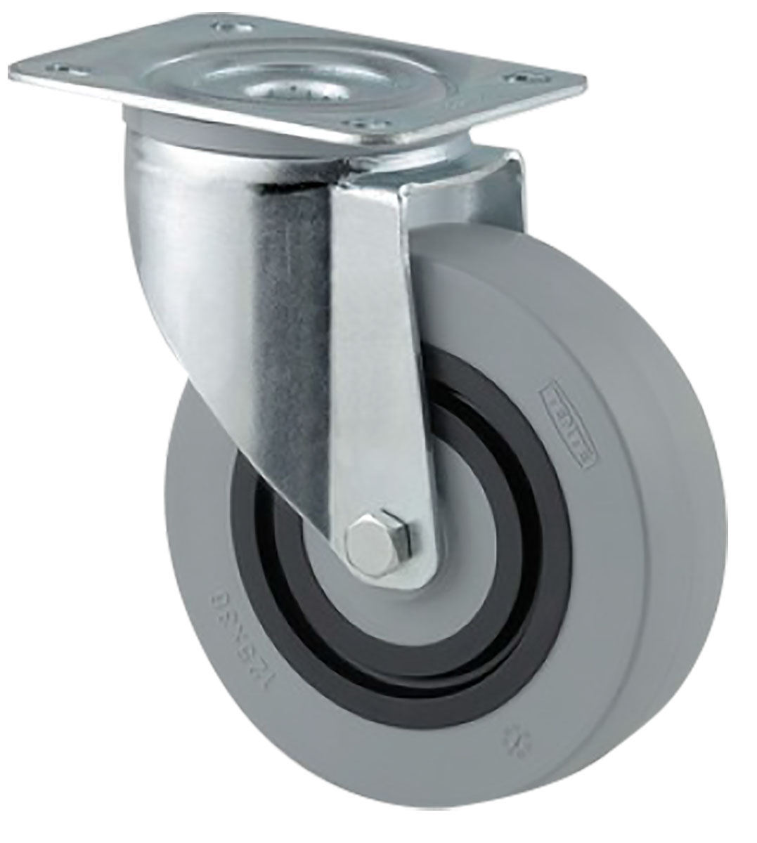 Tente Swivel Castor Wheel, 200kg Capacity, 125mm Wheel