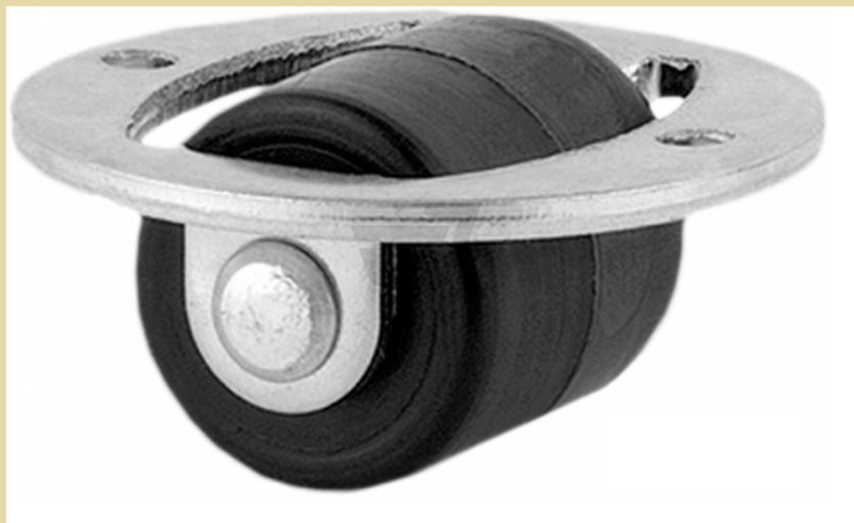 Tente Fixed Castor Wheel, 30kg Capacity, 14mm Wheel