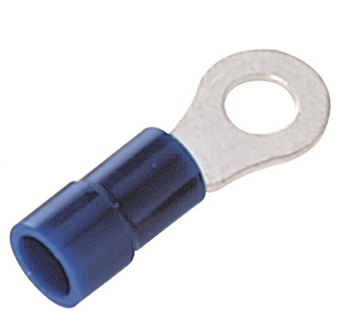 RS PRO Insulated Ring Terminal, 5.3mm Stud Size, 1.5mm² to 2.5mm² Wire Size, Blue