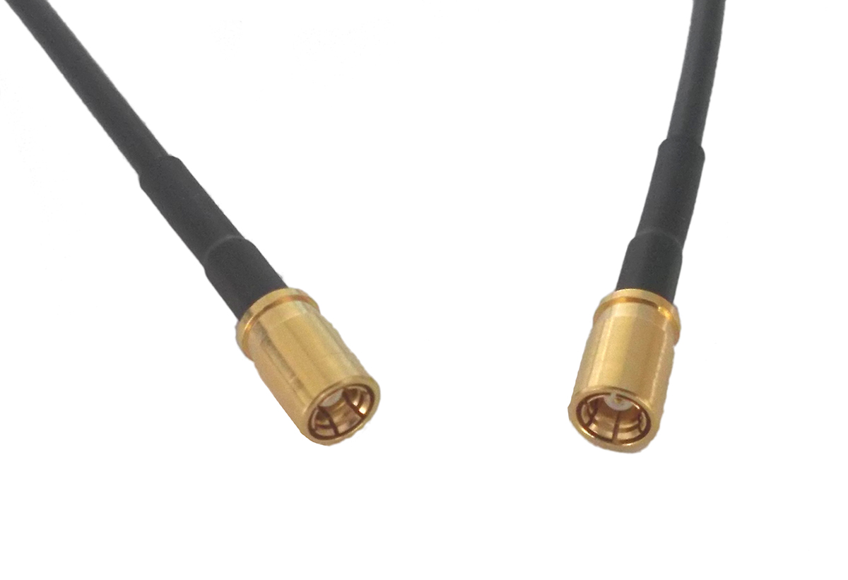 Telegartner L09999 Series, 300 mm, RG174 Coaxial, Terminated 50 Ω