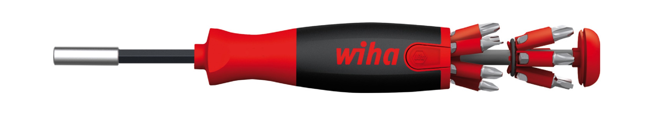 Wiha Phillips, Pozidriv, Slotted, Torx Bit Holder Screwdriver, 12-Piece
