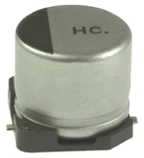 Panasonic 2.2μF Aluminium Electrolytic Capacitor 50V dc, Surface Mount - EEEHC1H2R2R