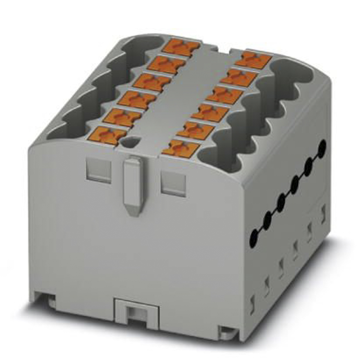 Phoenix Contact Distribution Block, 12 Way, 0.14 → 4mm², 24A, 500 V, Grey