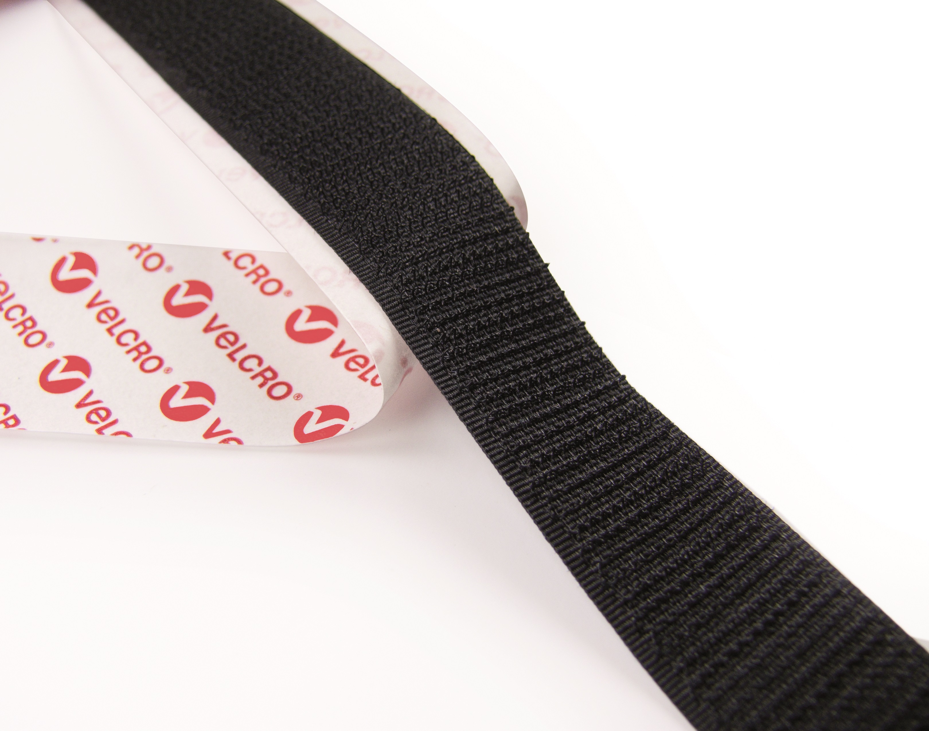 Velcro Adhesive Black Hook & Loop Tape, 20mm x 5m