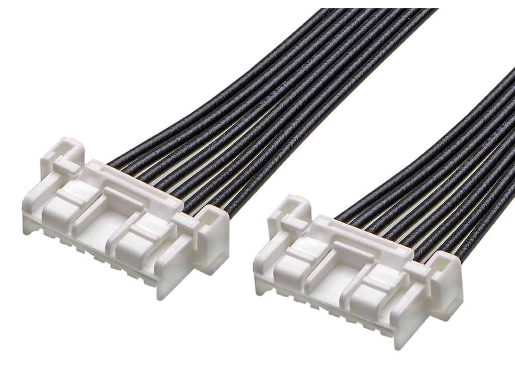 Molex 8 Way Male CLIK-Mate to 8 Way Male CLIK-Mate Wire to Board Cable, 300mm
