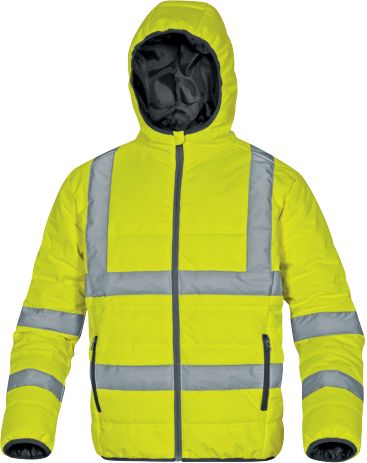 Delta Plus DOOHVJA Fluorescent Yellow Unisex Hi Vis Jacket, XXL